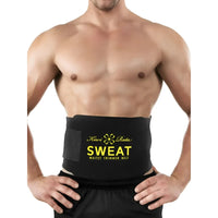 Ceinture de Sudation Homme ajustable, affine taille et favorise transpiration pour ventre plat