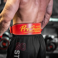 Ceinture de Force Musculation - rouge et doré- cocoonease