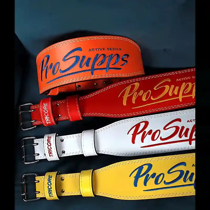 Ceinture de Force Musculation - rouge et doré- cocoonease