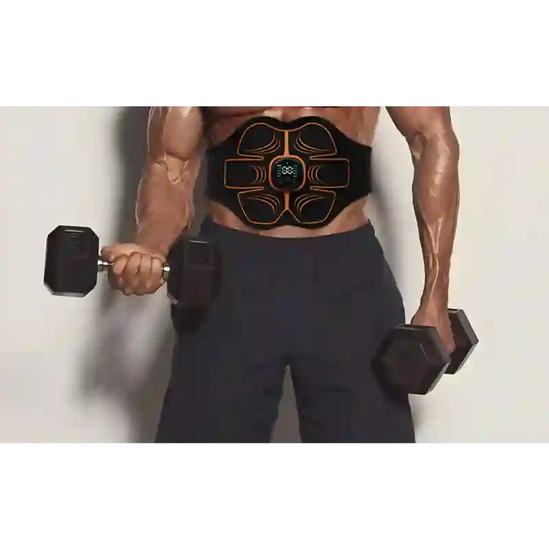 Electrostimulation Ceinture Abdominale, tonifie muscles abdominaux, écran digital ajustable - cocoonease