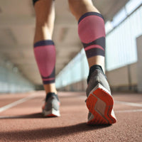 Manchons de compression pour mollet rouge - pour femmes et hommes, chaussettes de course, sans pieds, sports de plein air - cocoonease