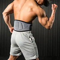 Ceinture Lombaire pour le Sport - grise porté par un athlète - cocoonease