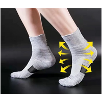 Lot de 3 Paires de Socquette de Contention Homme - Respirantes, Élastiques, Sport Basketball et Cyclisme - cocoonease