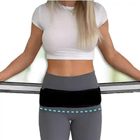 Ceinture de Maintien Lombaire noire avec des bandes blanches pour un soutien optimal et une meilleure posture - cocoonease