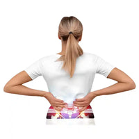 Ceinture de Maintien Lombaire noire avec des bandes blanches pour un soutien optimal et une meilleure posture - cocoonease
