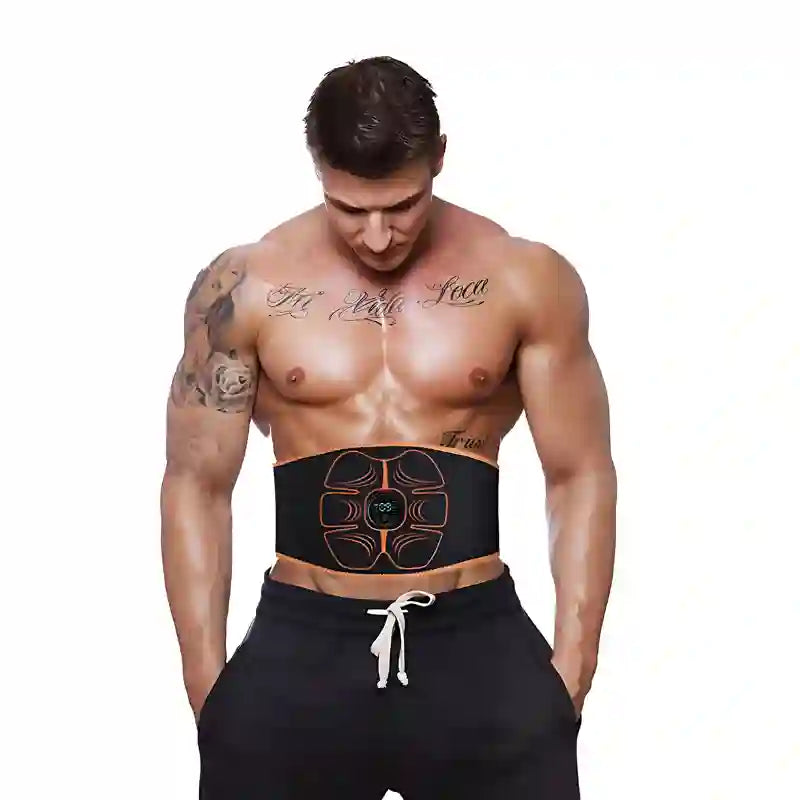 Electrostimulation Ceinture Abdominale, tonifie muscles abdominaux, écran digital ajustable - cocoonease