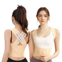 Redresse Dos Femme entièrement réglable porté par un model - cocoonease