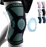 Genouillere_Rotulienne_pour_le_Sport Vert Clair de Cocoonease. Accessoire pour le sport idéal pour un effet compression sportive