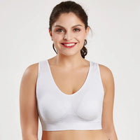  Brassière Grande Taille Femme vue avant blanc - cocoonease