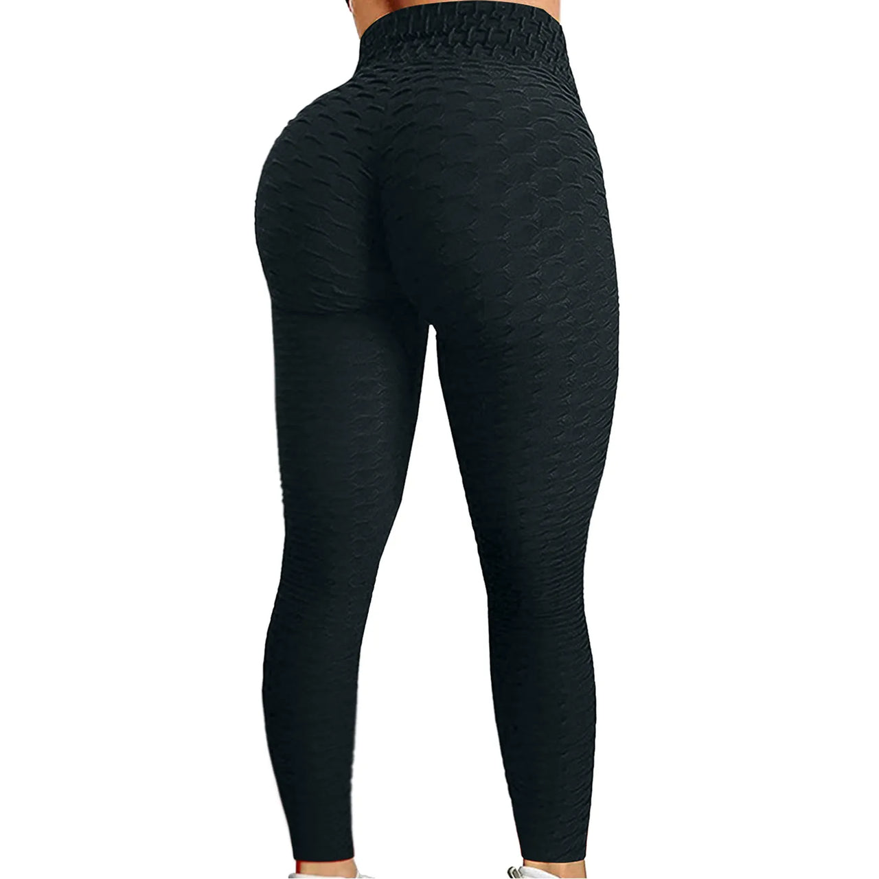 Legging Gainant Taille Haute noir – compression fessiers et effet ventre plat