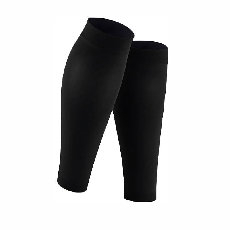 Manchons de compression pour mollet noir - pour femmes et hommes, chaussettes de course, sans pieds, sports de plein air - cocoonease