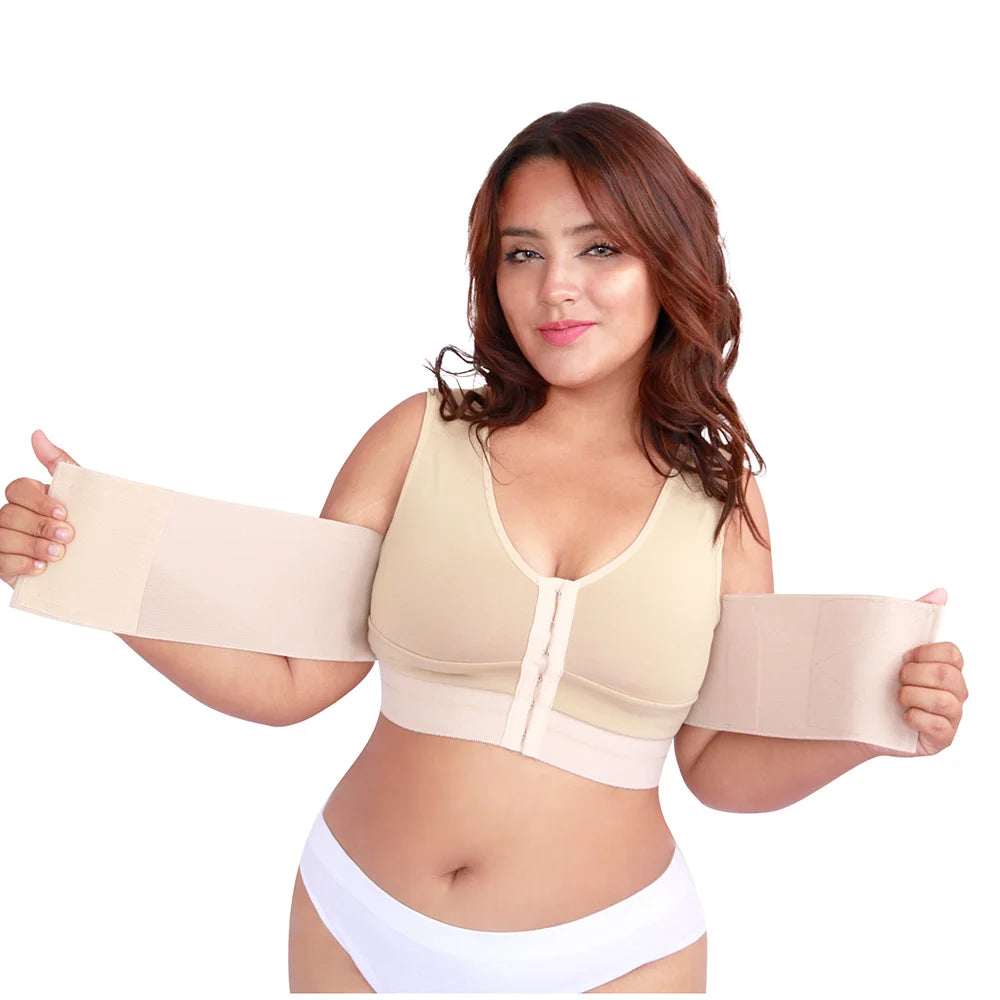 Soutien gorge de contention ouverture avant