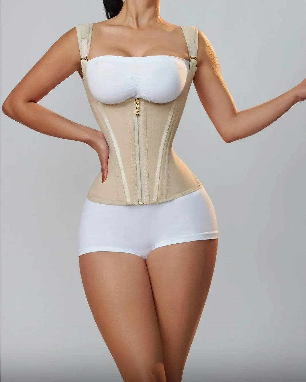 Gaine Corset Ventre Plat - beige - cocoonease
