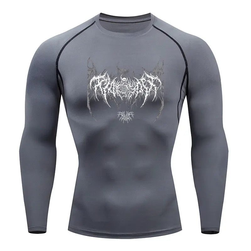 T Shirt Manche Longue Compression à séchage rapide pour hommes - cocoonease