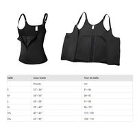 Guide des tailles - Ceinture corset femme - cocoonease